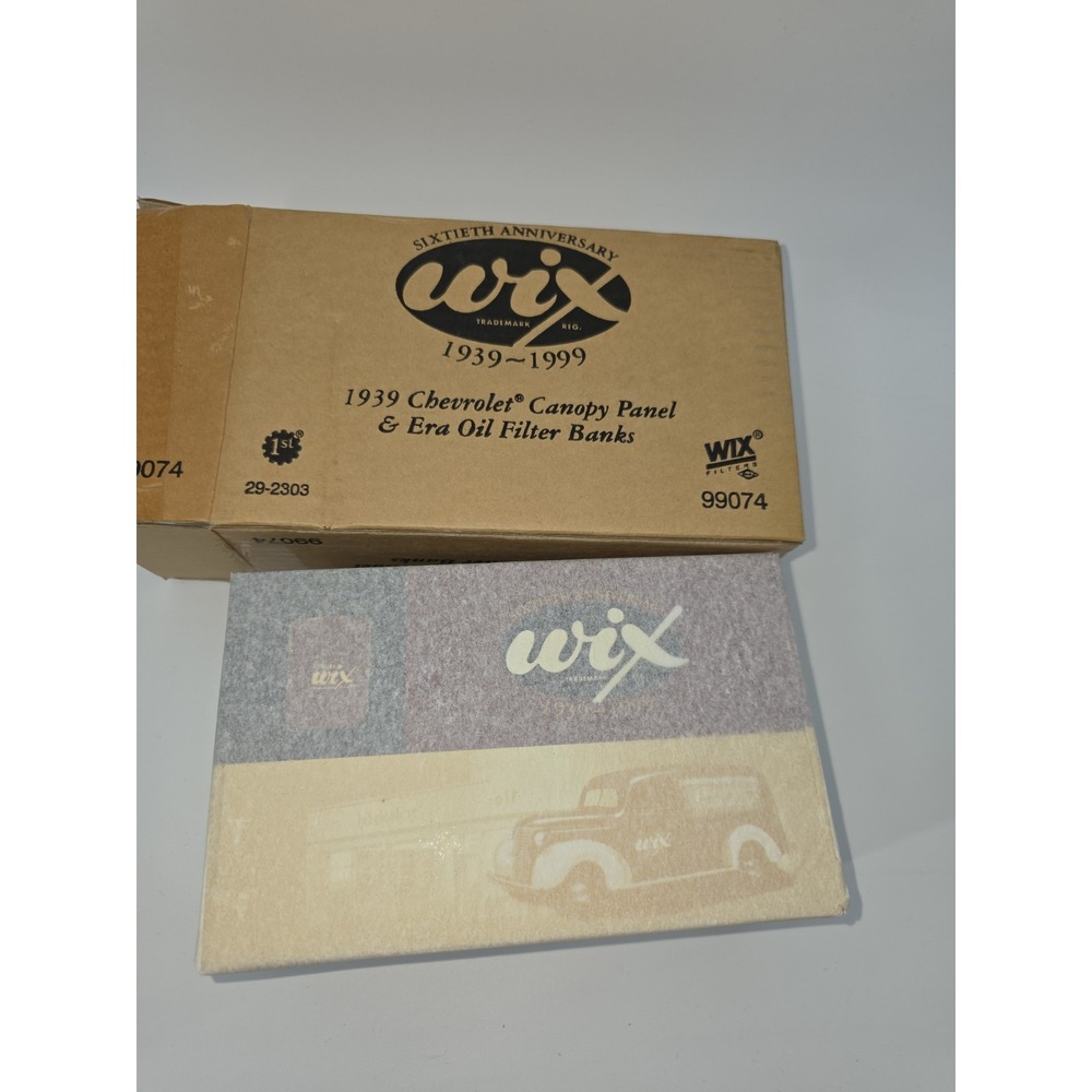 WIX 1939 Chevrolet Canopy Panel  Era Filter Coin Banks / Cars New Original Seal